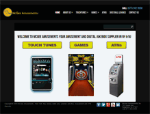 Tablet Screenshot of mcgeeamusements.com